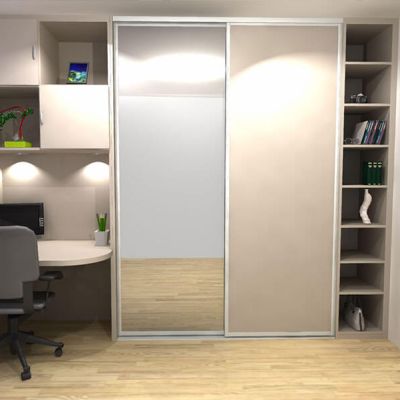 BUREAU INTÉGRÉ A UN DRESSING